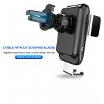 Wholesale Fast Wireless Car Charger Air Vent Mount with World Leading Electric Automatic Clamping Feature (Black)